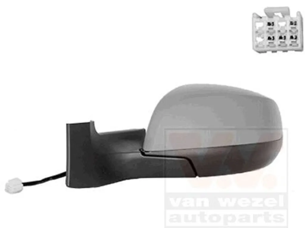 Rétroviseur de rechange pour Opel et Suzuki, modèle Hagus 3702817 noir