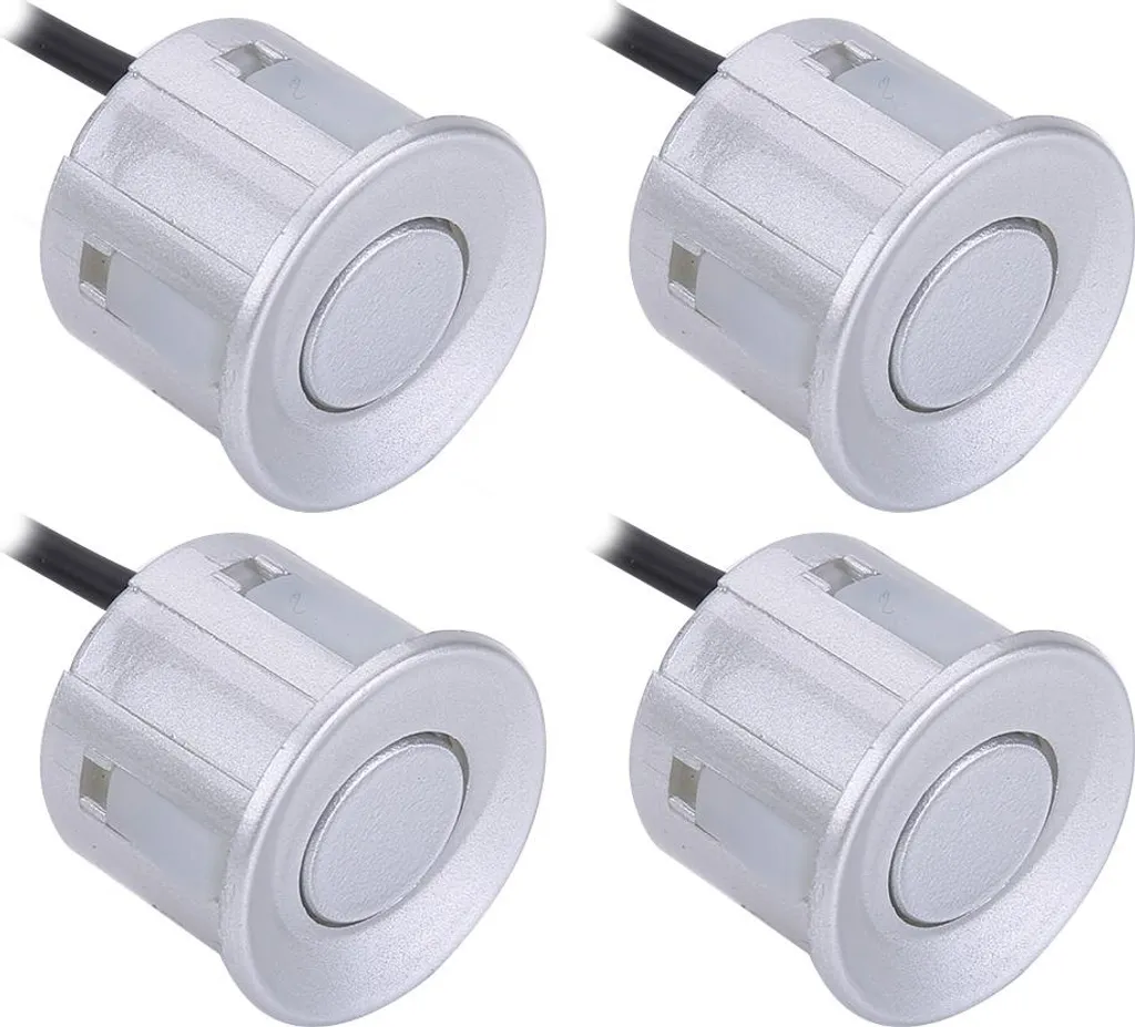 Sensori Parcheggio Argento 4 Pezzi - Backup Assist Radar Ultrasuoni