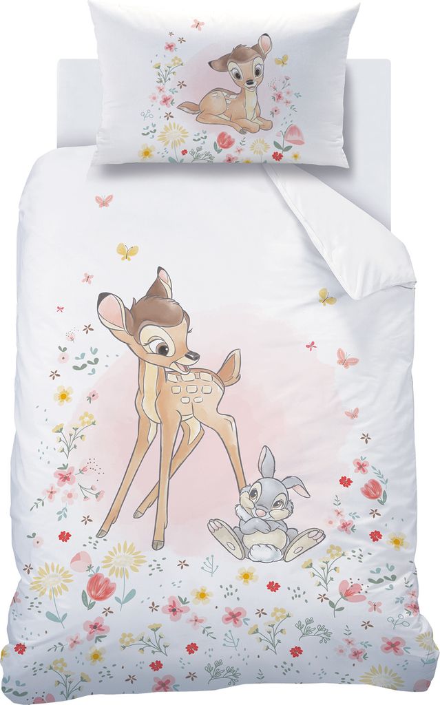 Baby Wende Bettwäsche Disney Bambi 100 x 135 cm 100% Produktbild 3