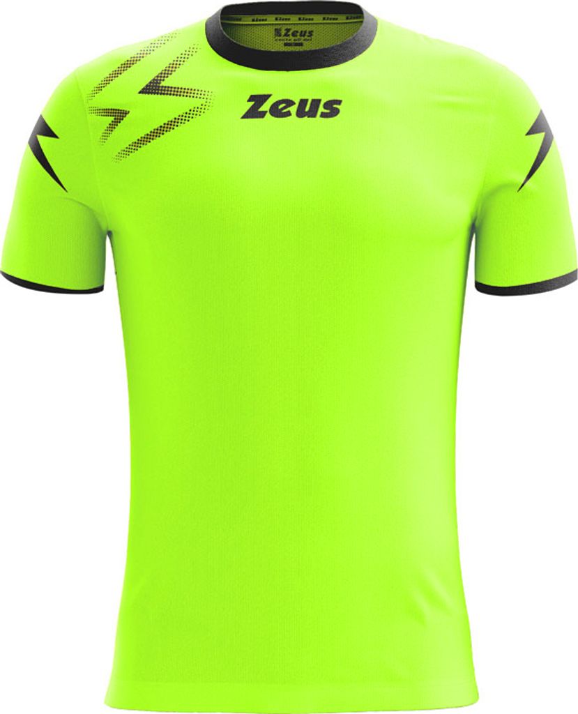 146-152 XS Yellow Flue Black|Zeus Mida Trikot neongelb