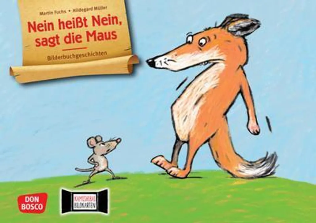 Cartes illustrées « Non, c'est non », dit la souris : Format Kamishibai