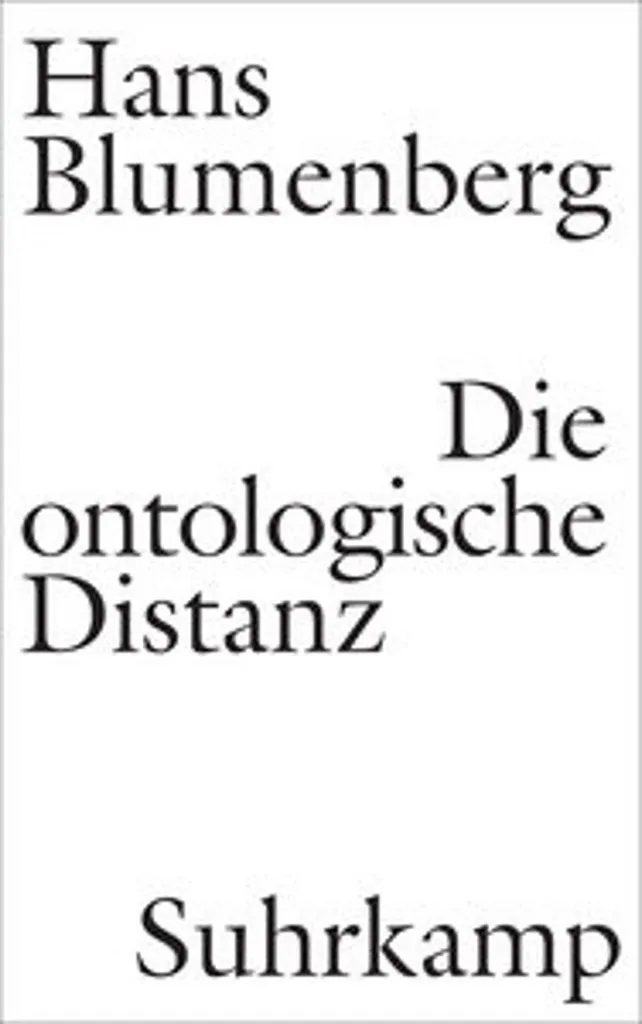 Die ontologische Distanz livre de philosophie allemande pour chercheurs