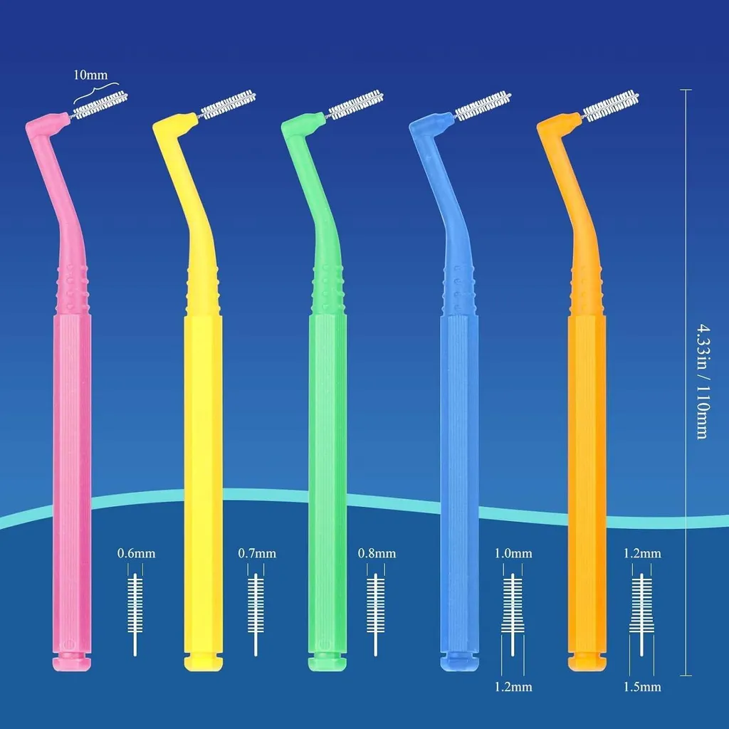Brosses Interdentaires pour Nettoyage de Plaque - 50 Unités 5 Tailles - 2