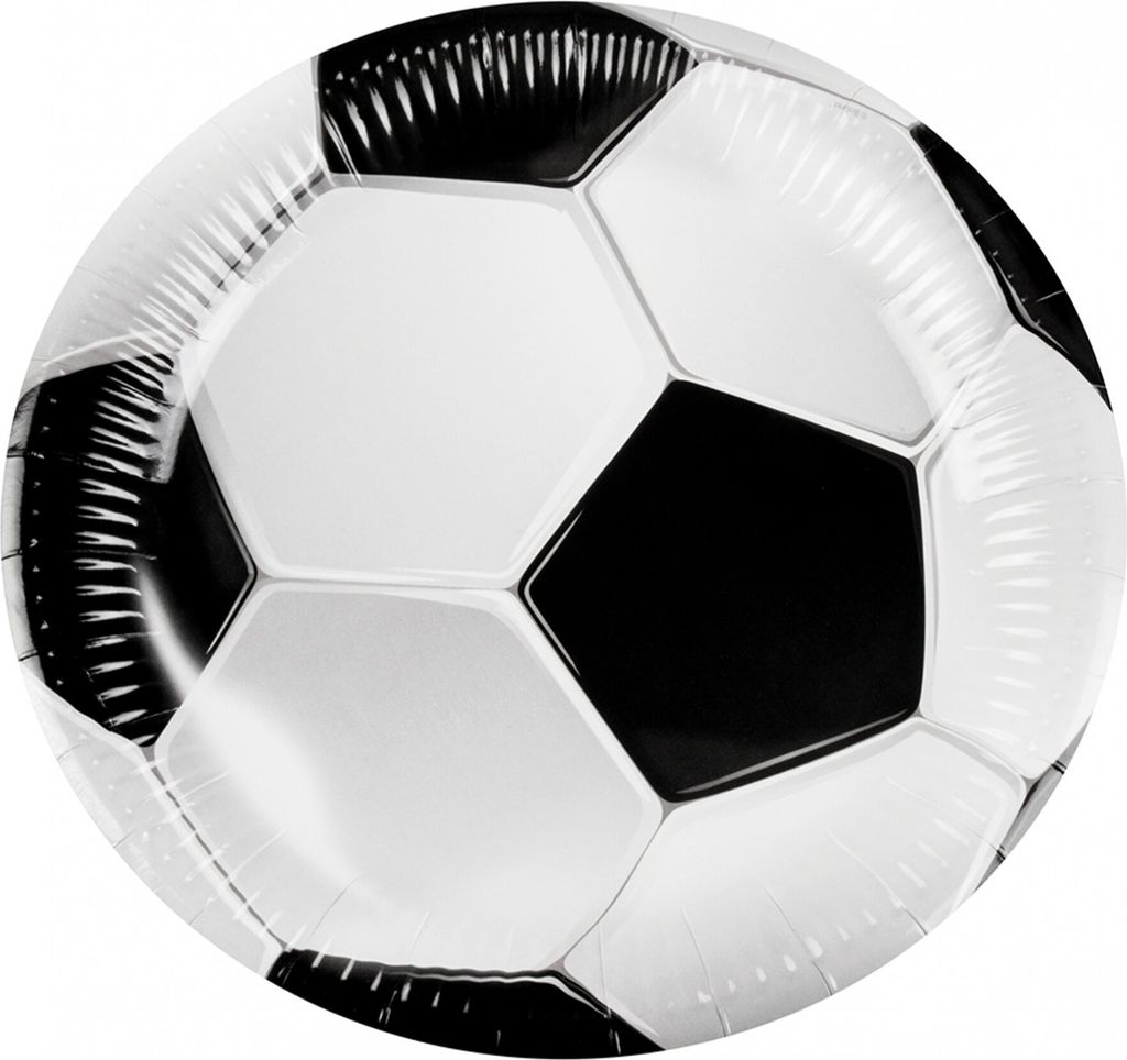 partyboards Fußball 6 Stück 23 cm