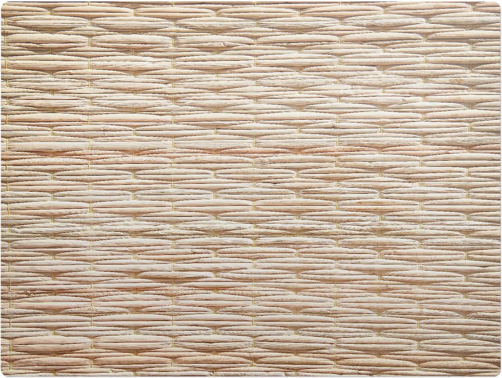 Natürliches Geflecht – Bodenschutzmatte – Stuhlunterlage 120x90 cm – Rutschfest – Hartbodenmatte