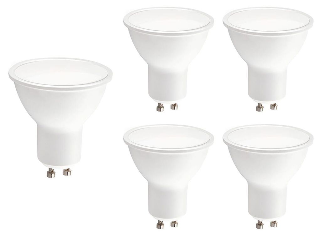 Kobi GU10 LED Spot Lampe 1W 90lm 4000K 230V 5 Stück