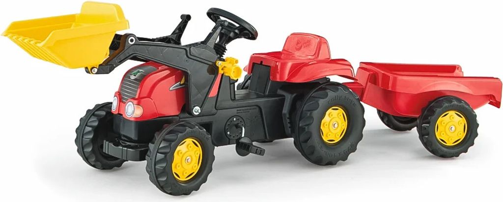 rolly toys Kid Trettraktor mit Schaufellader und Anhänger Produktbild 