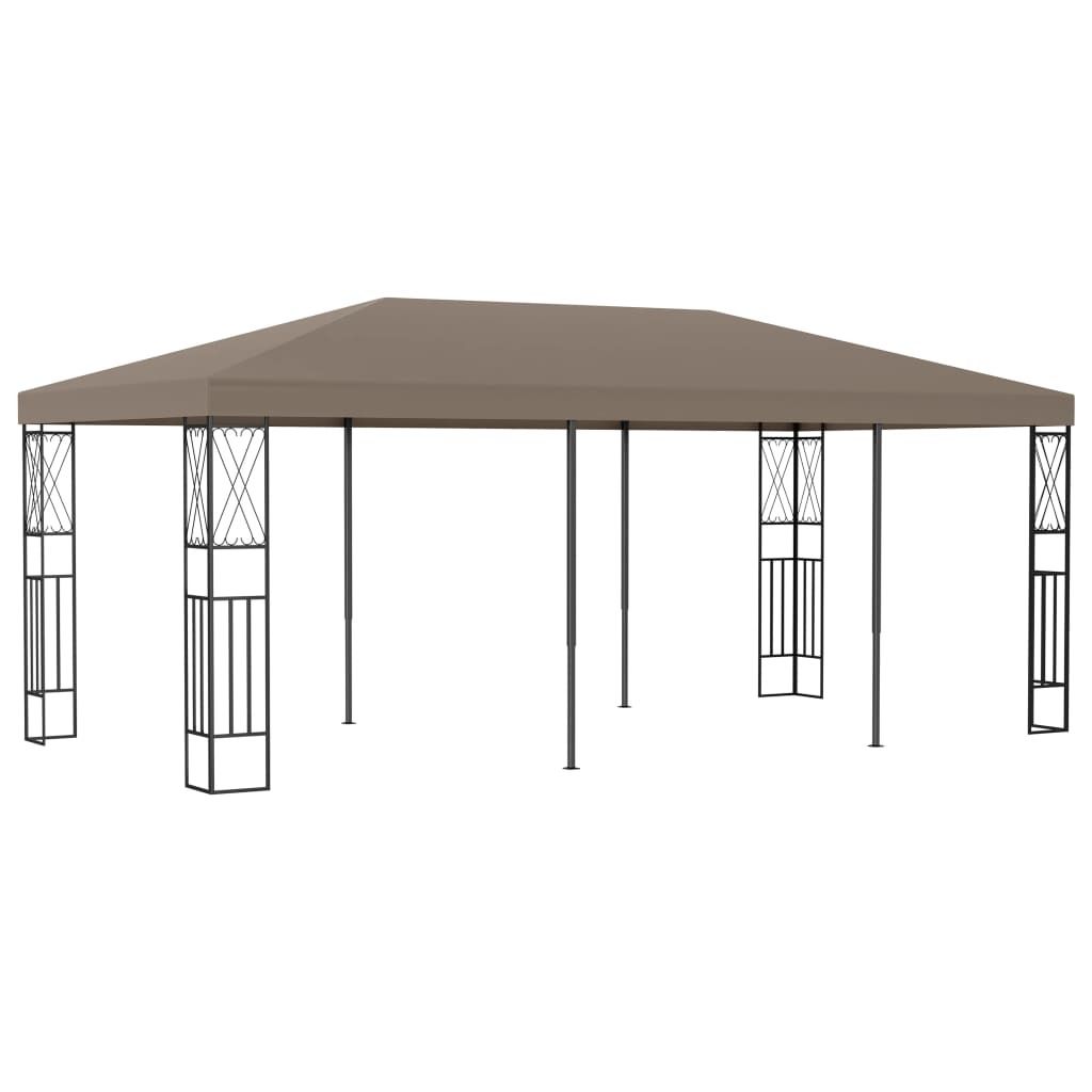 Prolenta Premium Pavillon 6x3 m Taupe Stoff