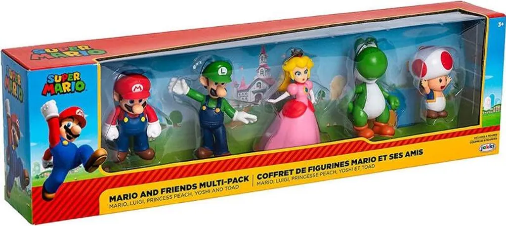 Pack de figurines Super Mario miniatures 6 cm, lot de 5 jouets enfants