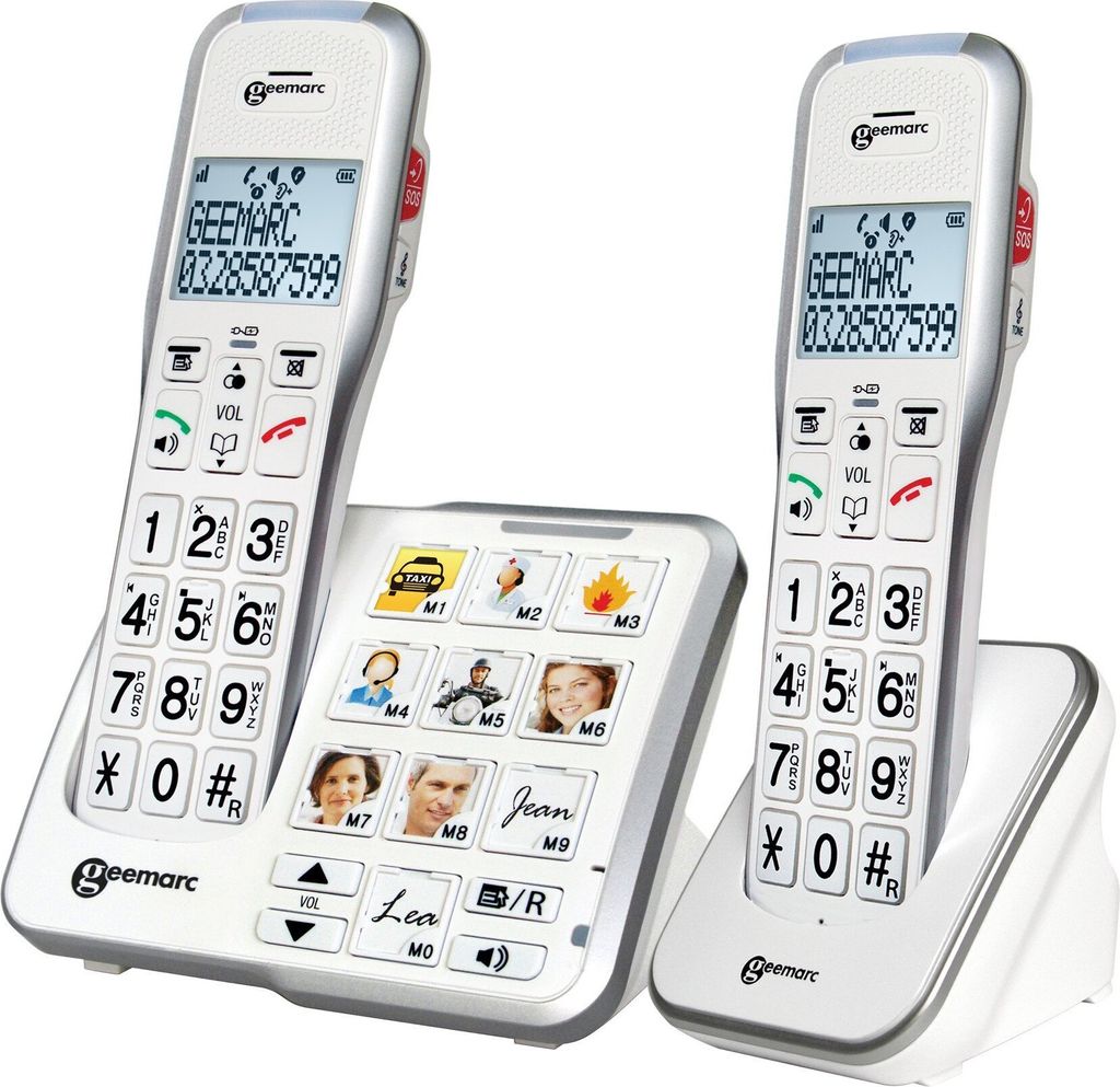 Geemarc AmpliDECT 595-2 Schwerhörigentelefone + Bildtasten Produktbild 