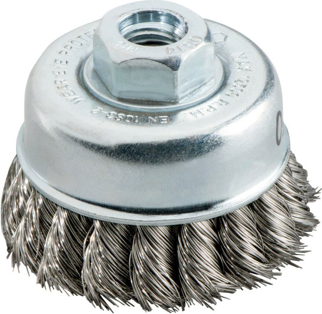 Metabo Topfbürste 65x0,35 mm/ M 14, Stahl, gezopft Drahtstärke 0,35 mm