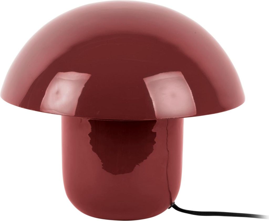 Leitmotiv - Tischleuchte Fat Mushroom - Rot - 29x29x25cm Tischlampe - Nachttischlampe, Wohnzimmer, Schlafzimmer
