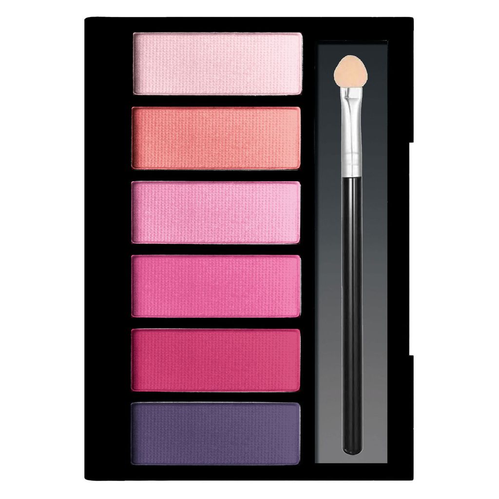 Lidschattenpalette Modell 18817 mit 6 glänzenden Farben und Applikator für Kinder ab 10 Jahren