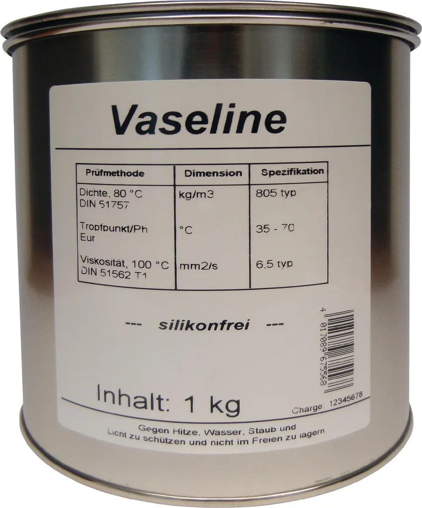 Vaseline officinale blanche pure 1kg pot KAJO pour usage multiple