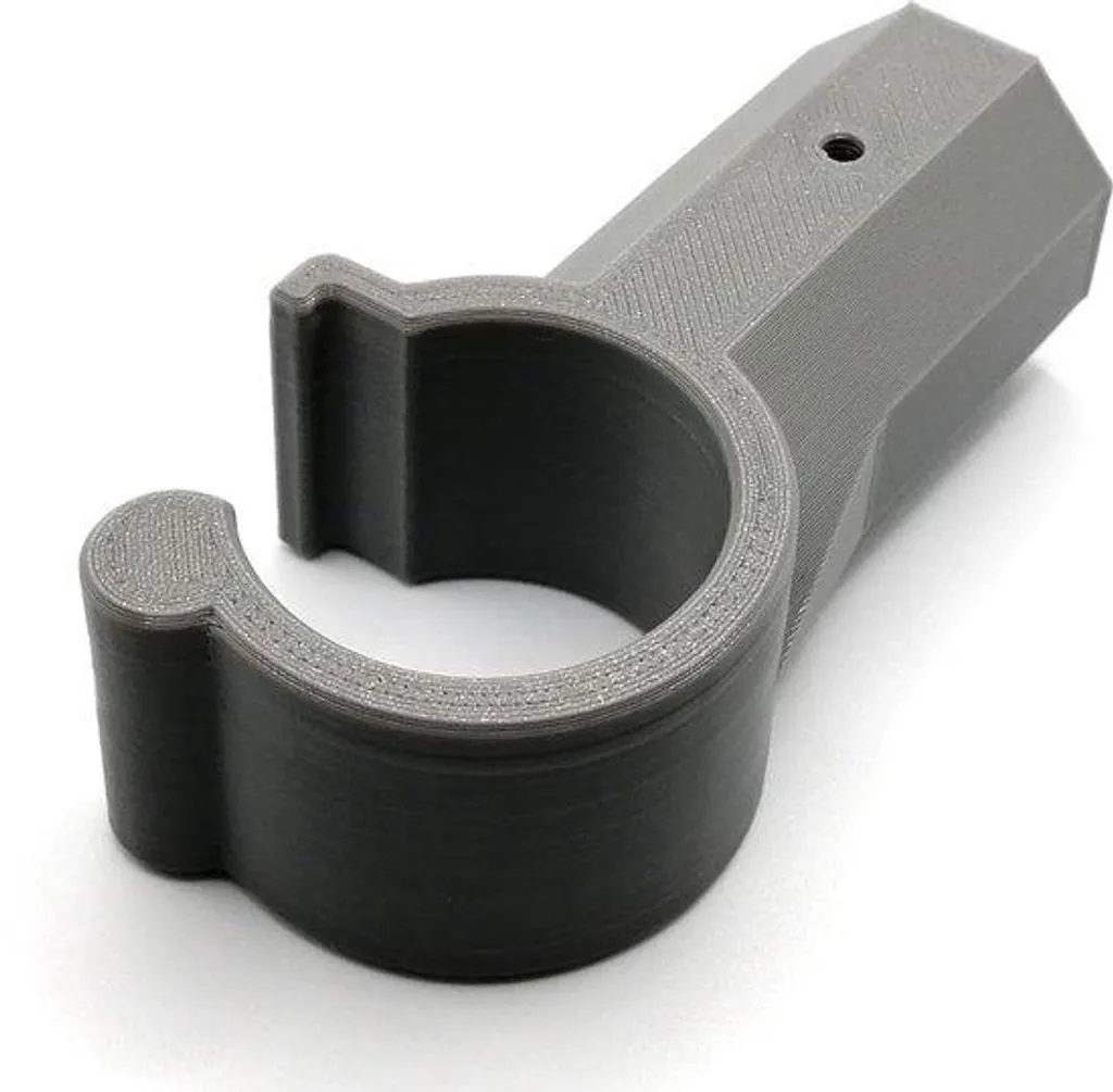 Support tringle sans trou pour coffre de volet roulant noir