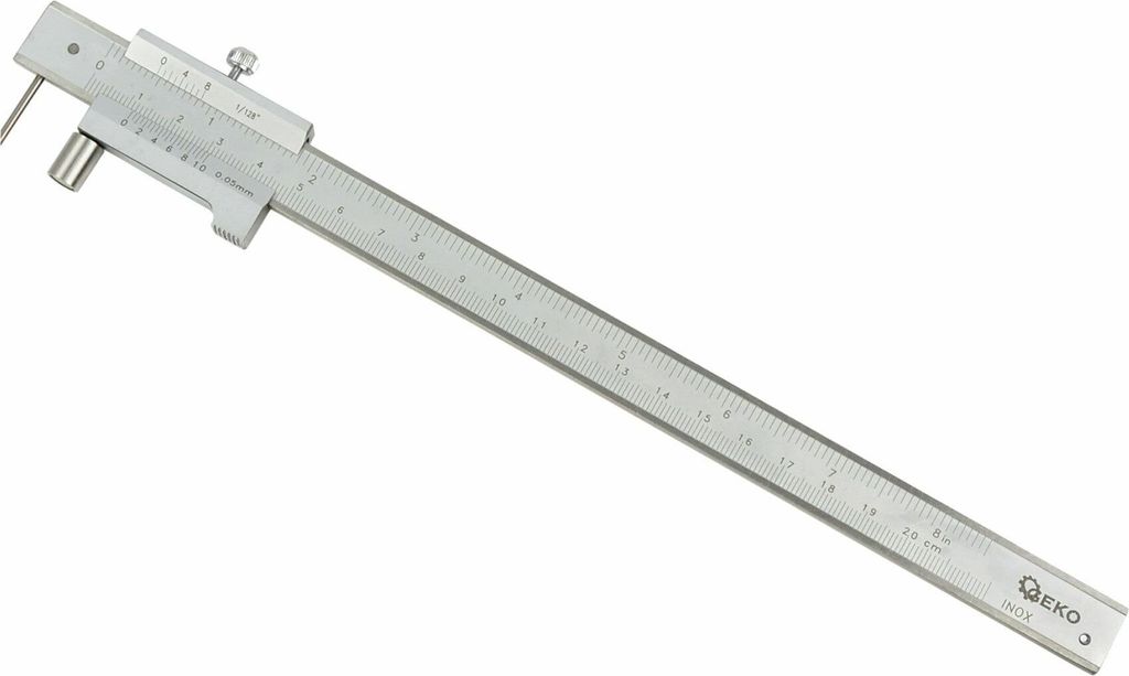 GEKO Měřítko posuvné rýsovací 200 mm s tolerancí 0,05 mm Obrázek produktu 