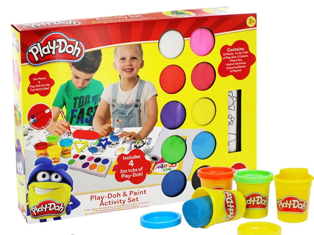 Stop à l'ennui : Set de coloriage Play-Doh complet Peinture et Pâtisseries