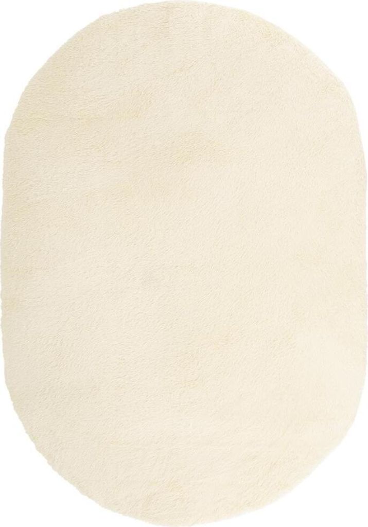 Teppich Shaggy Hochflor NAVARRA Creme 300x200 cm Polyester