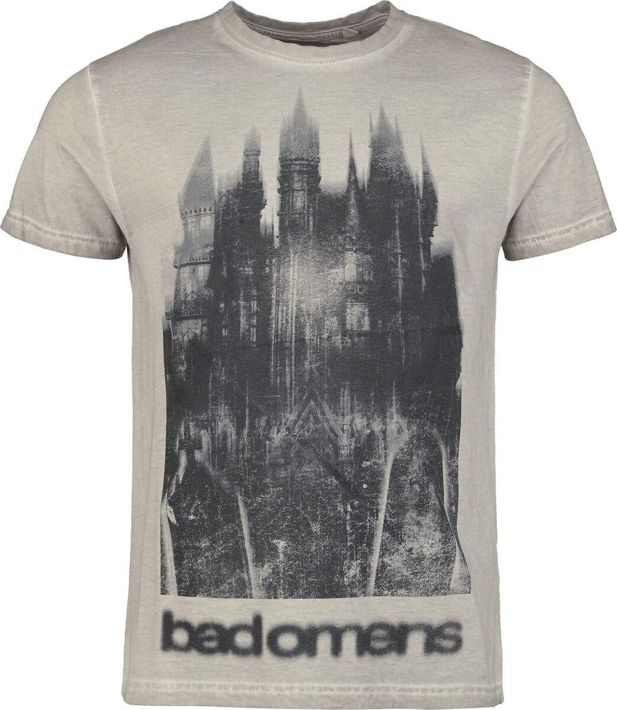 Bad Omens T-Shirt Herren Castle grau Band-Merch, Bands 100% Baumwolle M