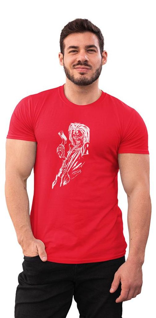 D&B Uni Polo ZN00001 Iron Maiden Rot-Größe 4XL