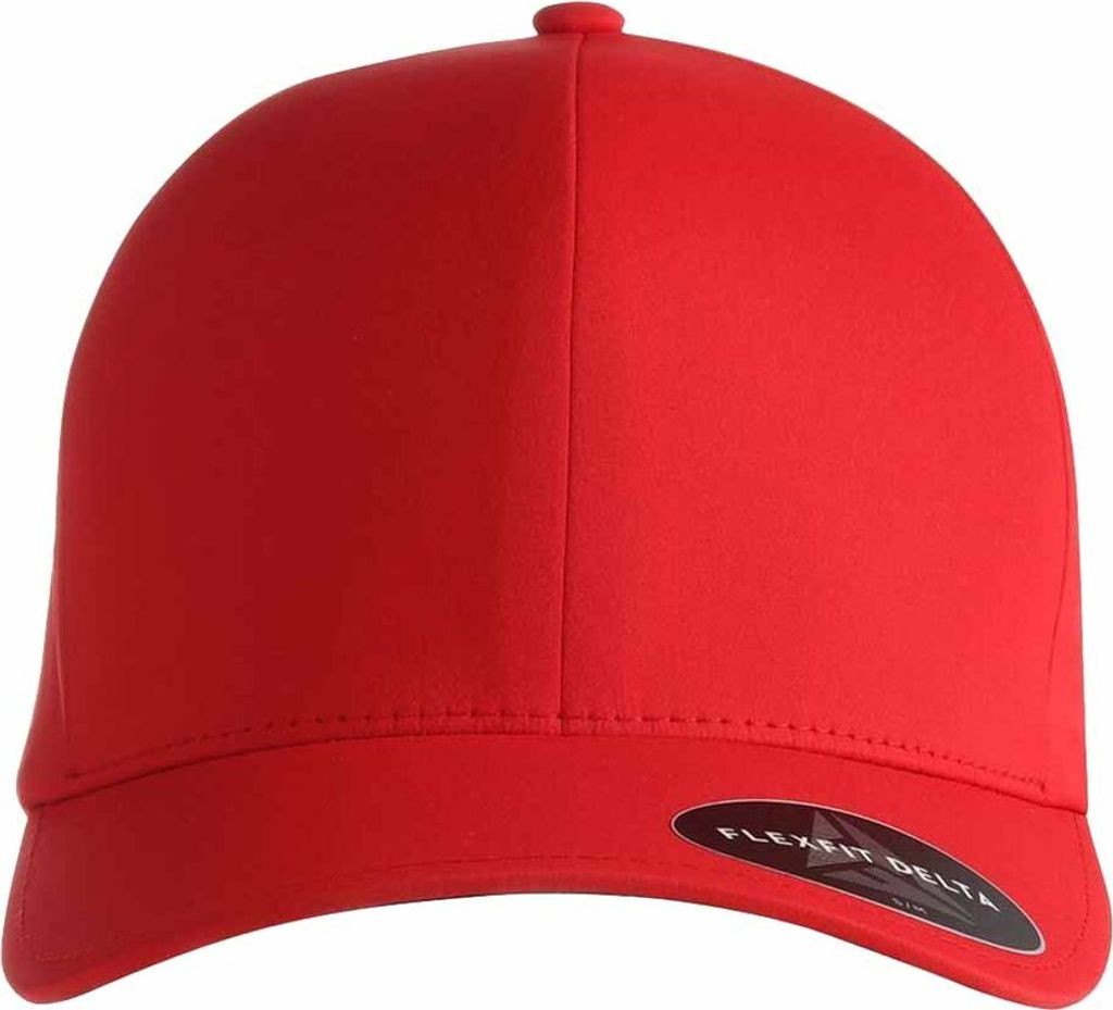 Yupoong Flexfit Uni Delta Kappe Wasserfest (2 Stück/Packung) RW6765 (S/M) (Rot)