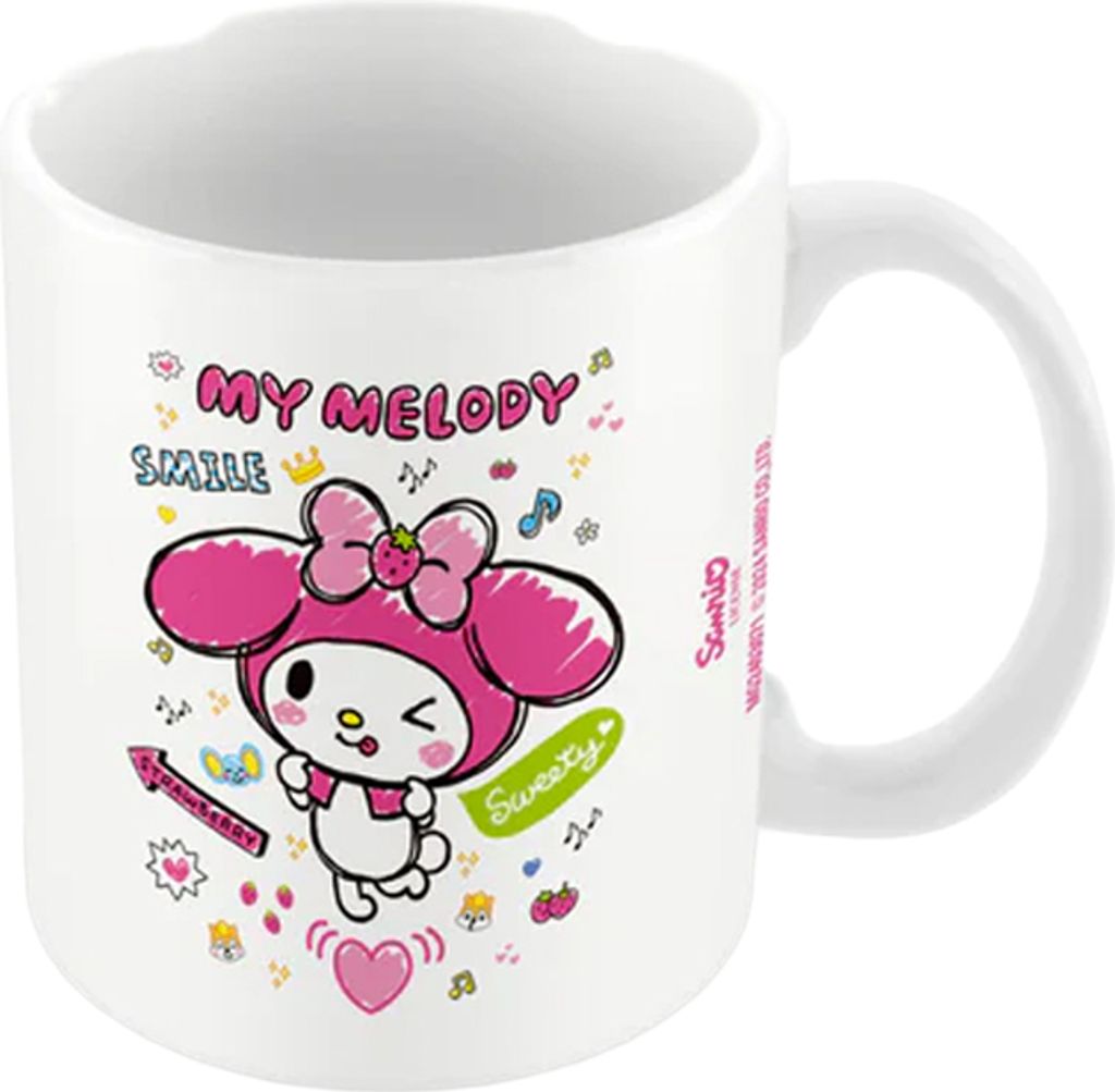 Sanrio - Kaffeebecher "Sweety" PM11495 (Einheitsgröße) (Weiß)