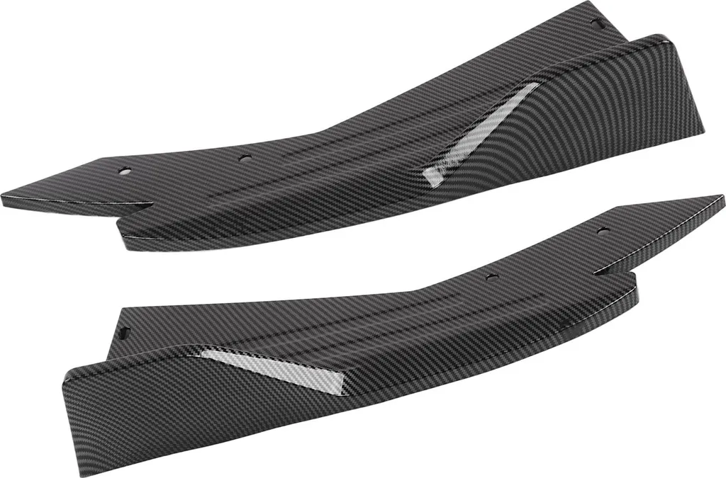 Aileron arrière et diffuseur pare-chocs universel style fibre de carbone
