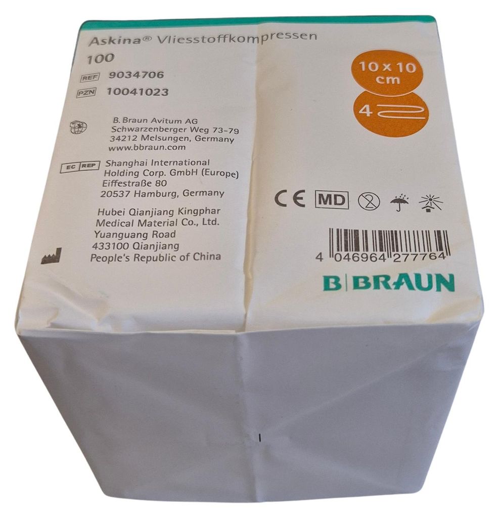 Askina, tela no tejida para compresas, formato 4 capas, Imagen del producto 