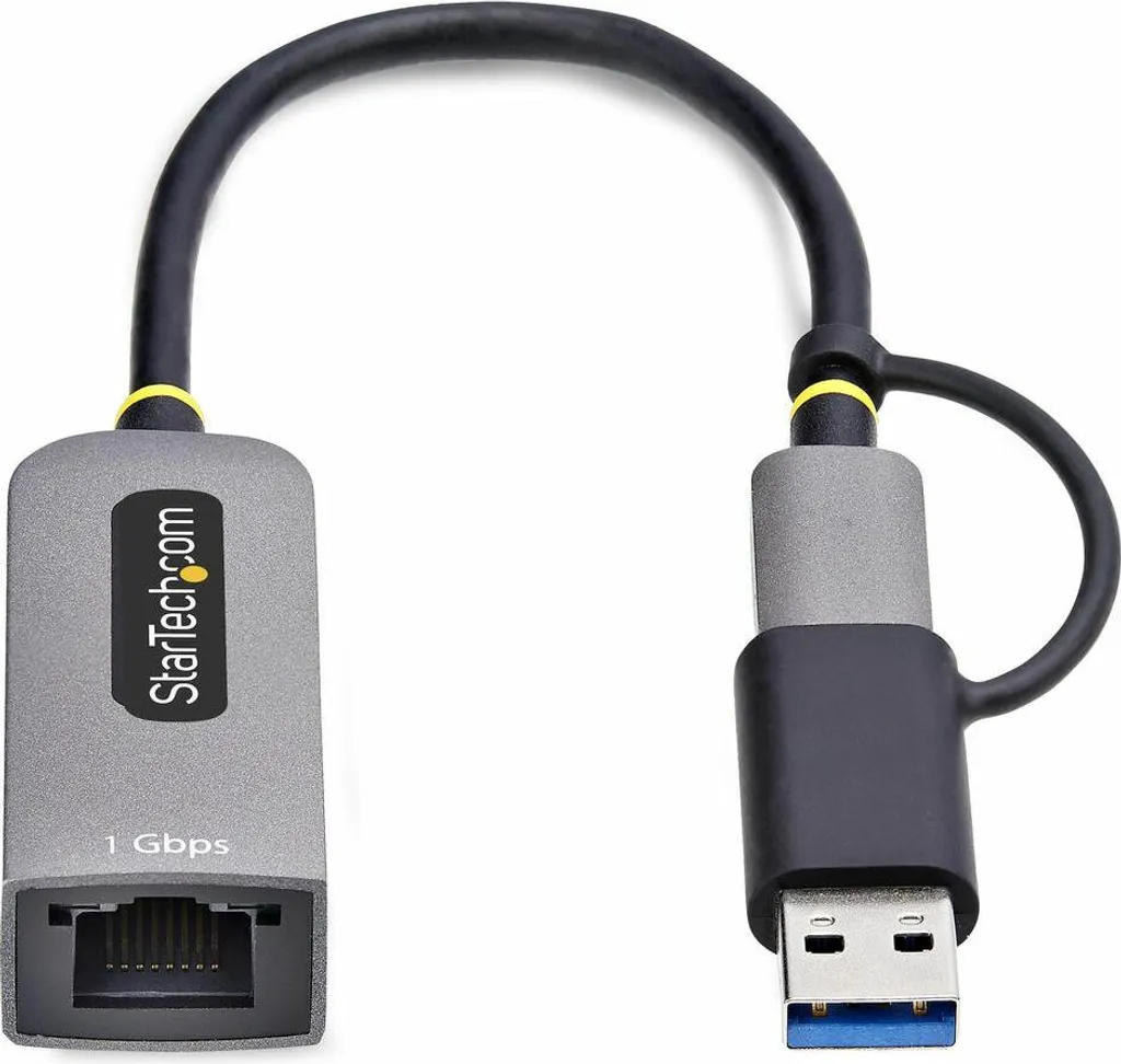 Câble Ethernet USB Startech Gris C21GA - Connexion Internet RJ45 Stable - 4