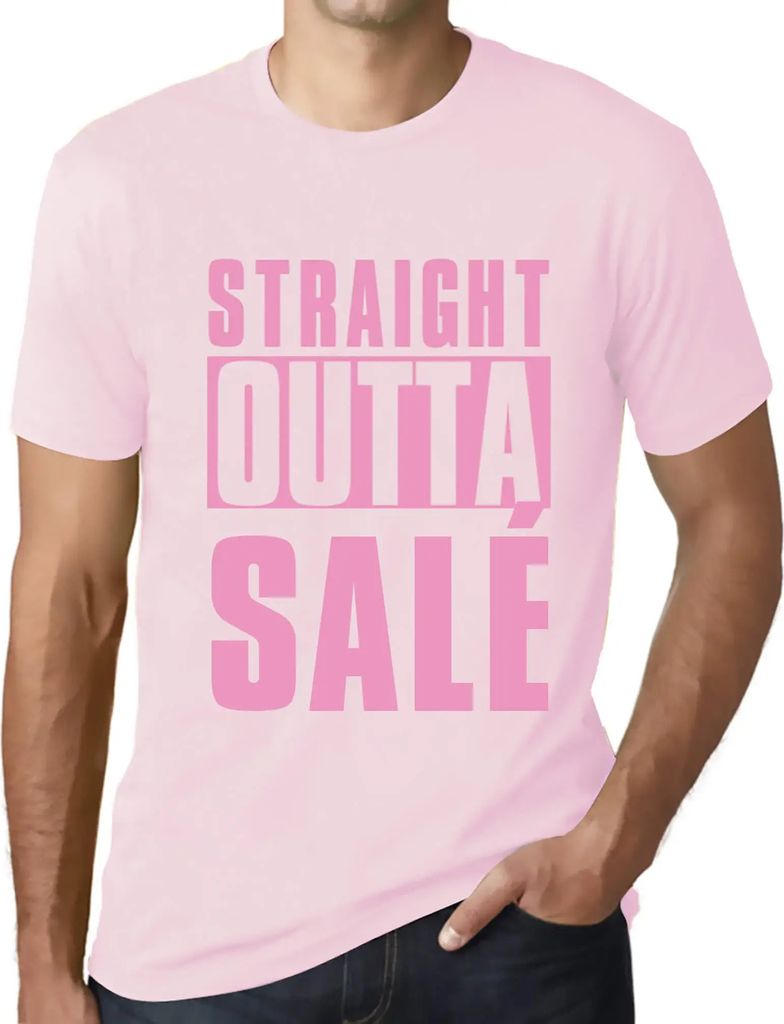 Herren Grafik T-Shirt Straight Outta Salé Öko-Verantwortlich Vintage Jahrgang Kurzarm Lustige Druck Geburtstag Geschenk Mann