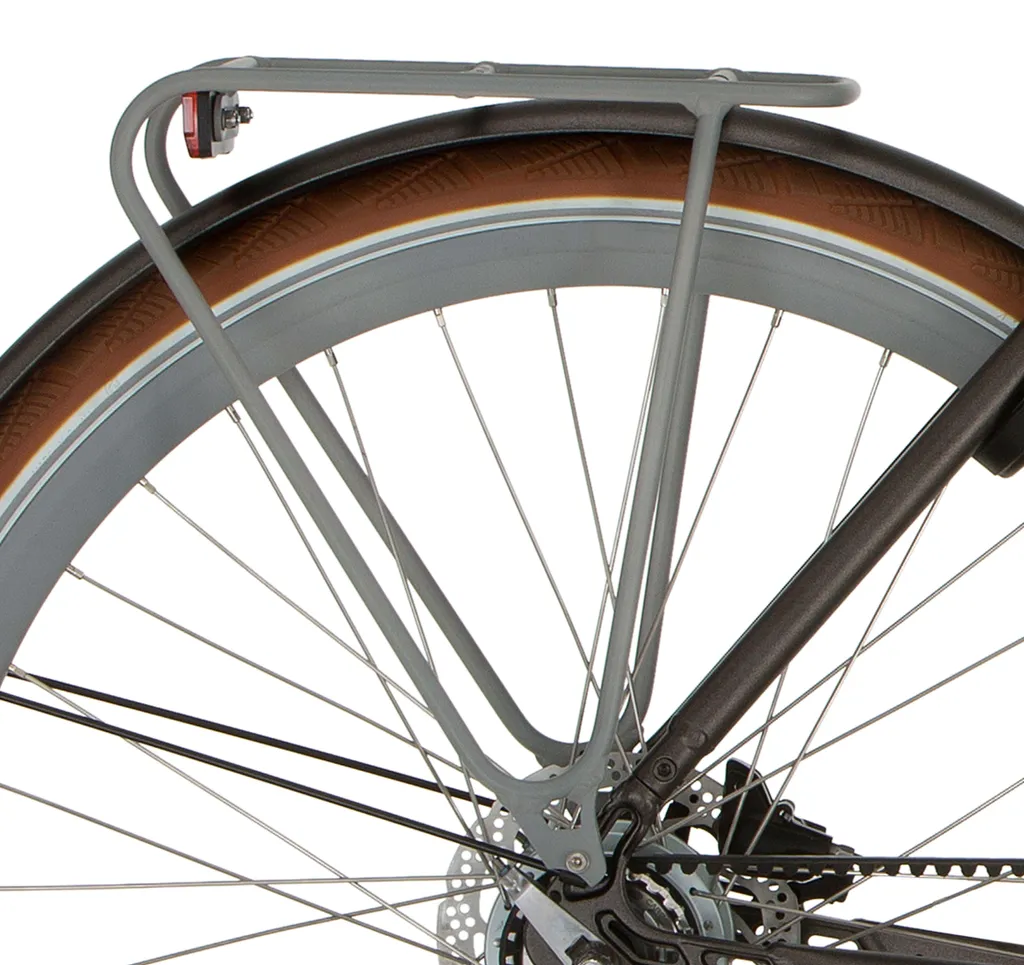 Cortina Achterdrager 28 Hub porte-bagages vélo gris mat