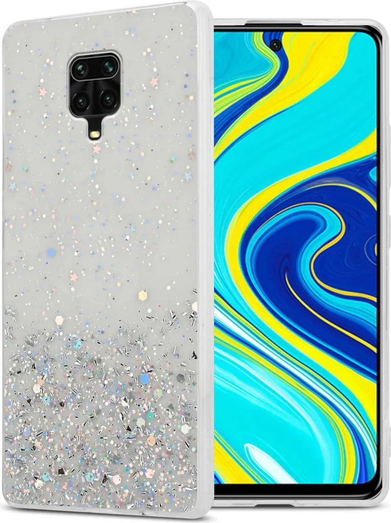 Cover Glitter Xiaomi Redmi Note 9S / Pro Cadorabo TPU Morbido Slim