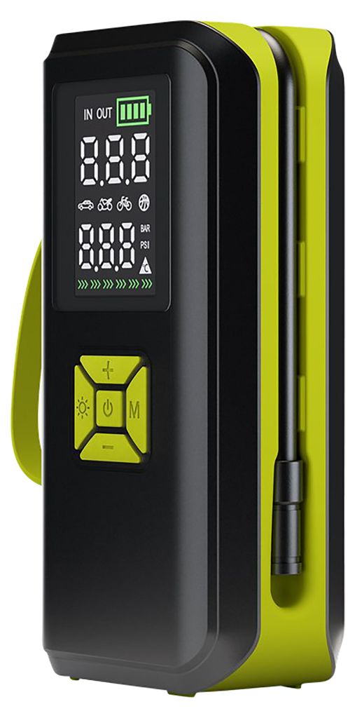 Goobay Akku-Kompressor – Tragbare Luftpumpe mit bis zu 10 bar / 150 psi