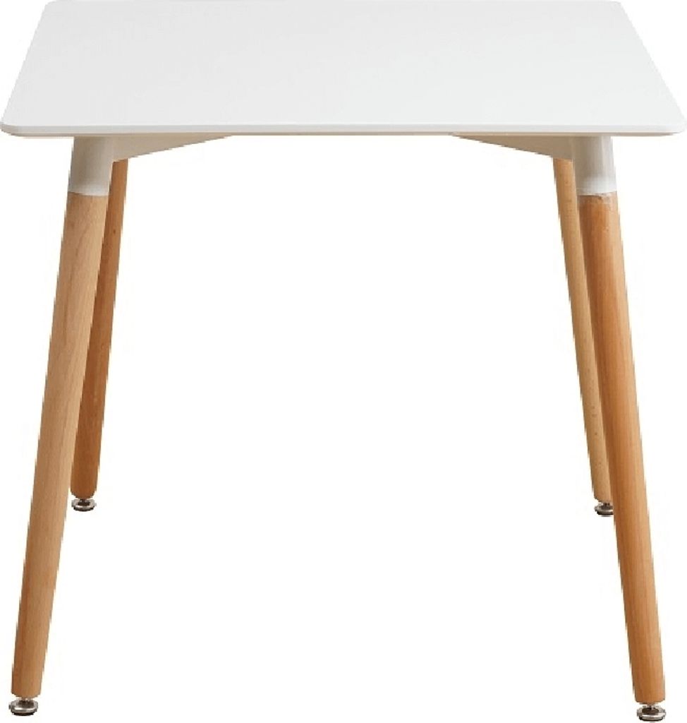 Kondela Esstisch Didier 4 New 70 - Weiß / Buche