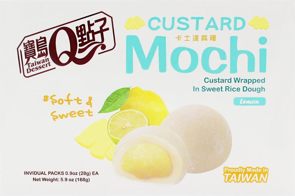 Mochi Custard Lemon Geschmack 168g Produktbild 