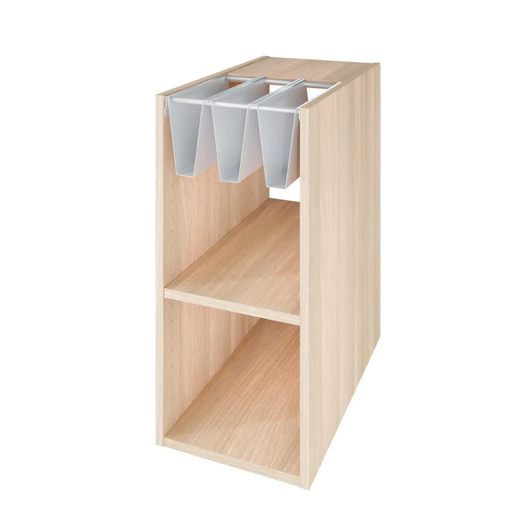 Étagère de Bureau Compacte LEVIRA Fulda 74cm pour Dossiers et Revues