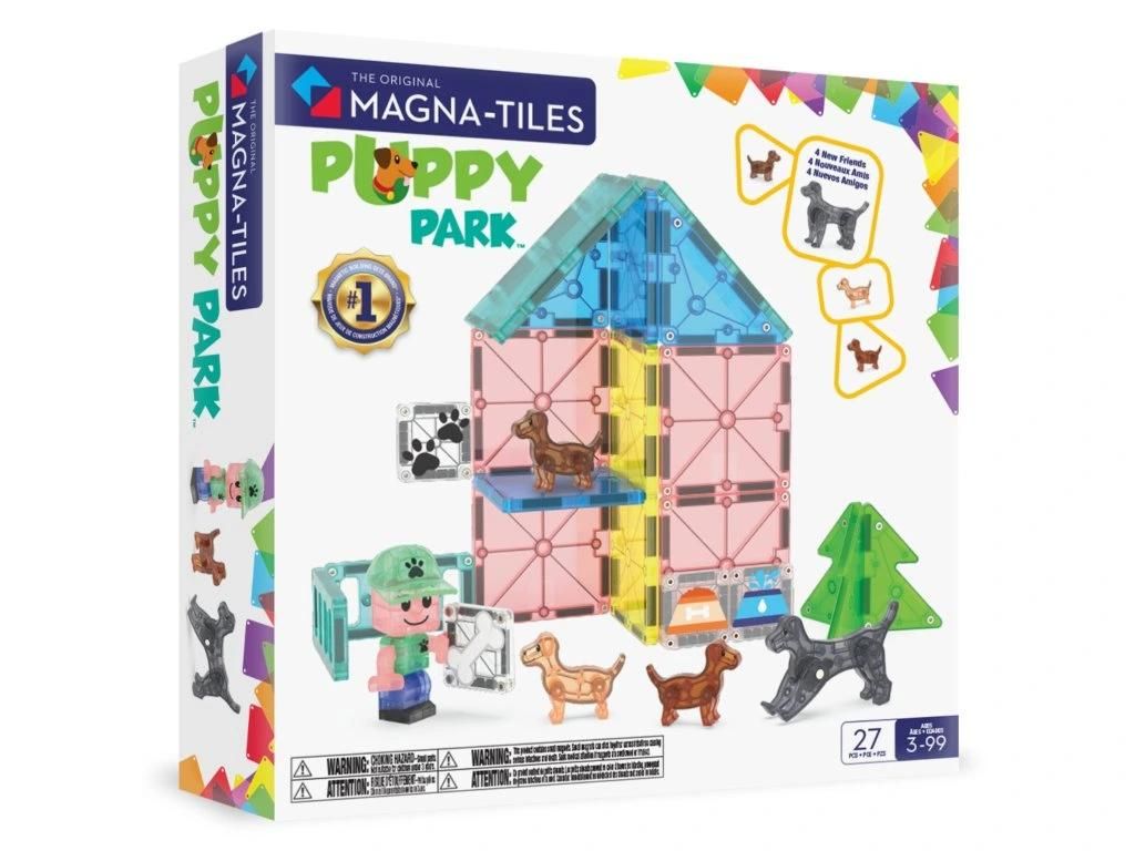 Magna Tiles Magnetická stavebnice - Štěňátka v parku (27 Obrázek produktu 