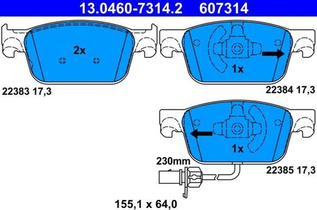 Plaquettes de frein à disque pour Audi A4 et A5, montage facile et sûr