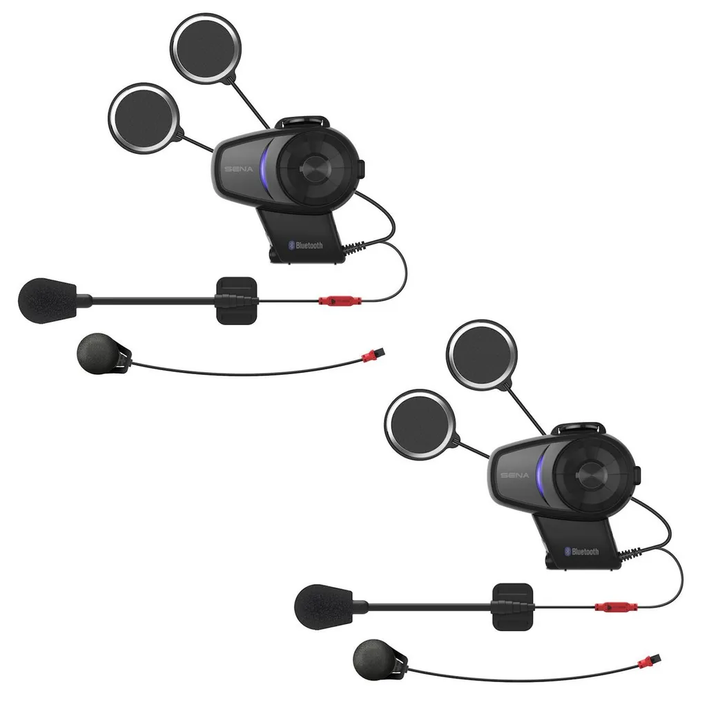 Double Intercom Bluetooth Moto Sena 10S01 : Kit Mains Libres Universel