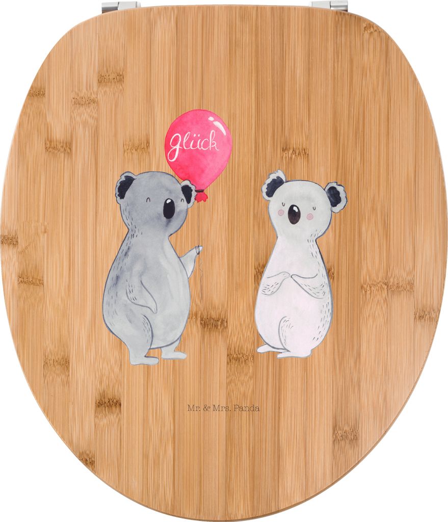 Mr. & Mrs. Panda Toilettendeckel Koala Luftballon - Transparent - Geschenk, klo deckel, Party, Koalabär, Klodeckel, WC-Sitz, Geburtstag, Toiletten...
