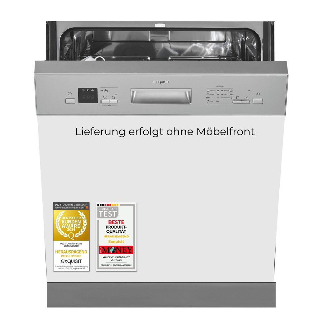 Exquisit Einbau-Geschirrspüler EGSP6312-EB-030E inox | 12 Produktbild 