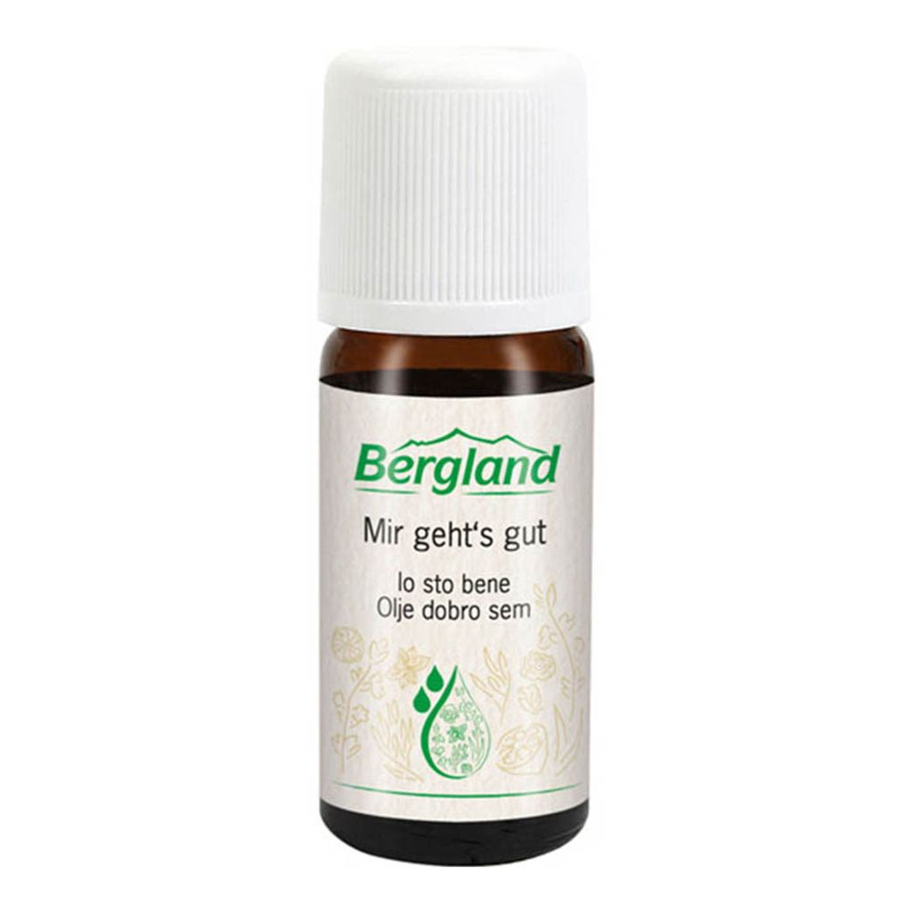 Bergland Ätherisches Öl Mir geht's gut Serie, 3er Pack, 10ml, fruchtig-süßer Duft, inspirierend