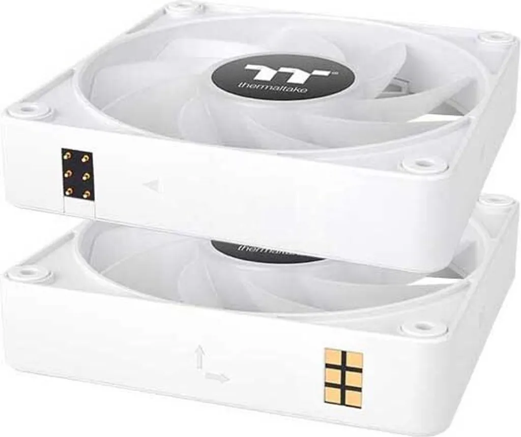 Kit 3 Ventole 140mm Thermaltake CT140 EX Reverse ARGB Sync White - 4