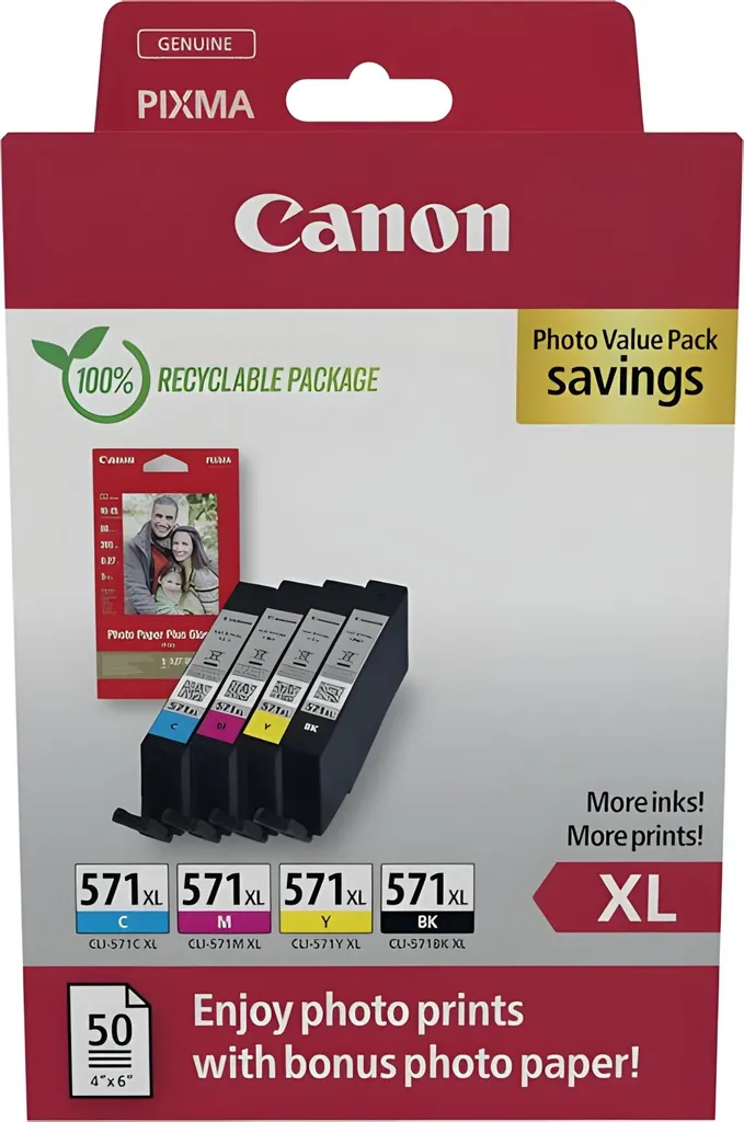 Esperienza Cromatica Superiore: Canon CLI-571 XL Photo Value Pack