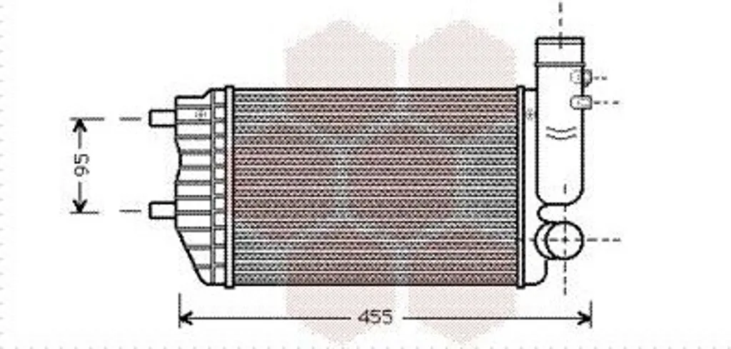 Refroidisseur d'air de suralimentation Van Wezel pour optimiser le turbo
