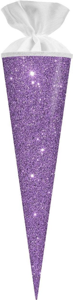 Goldbuch Schultüte Glitter violett 19x70 cm mit Produktbild 