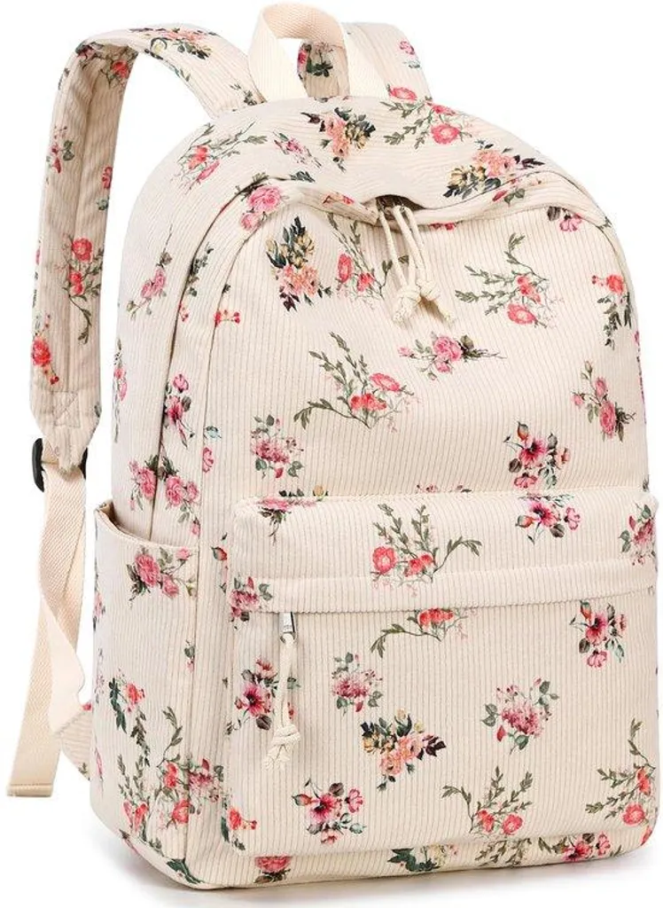 Cartable scolaire fille grand volume léger avec poche ordi 15 pouces