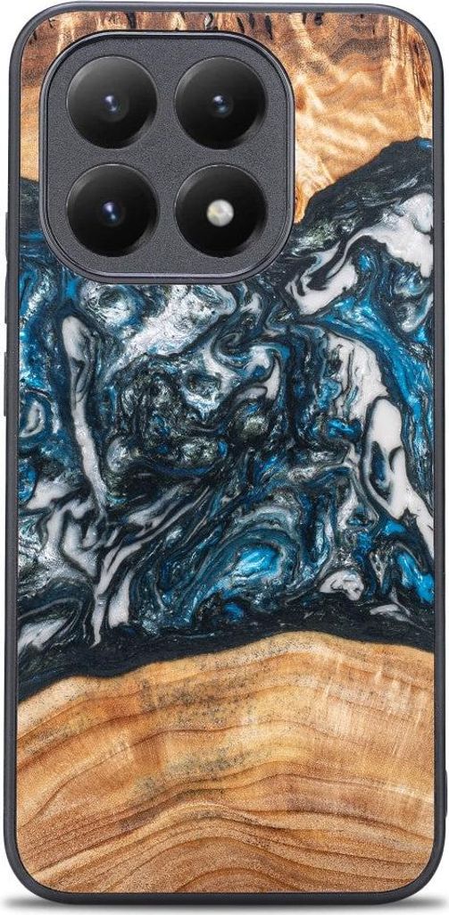 Holzhülle für Xiaomi 15T, Bewood Unique Planets Erde