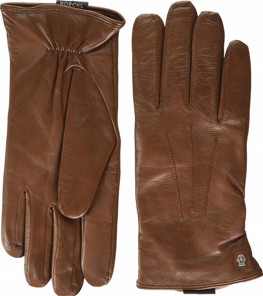 Roeckl Herren Nappa-Lederhandschuhe Riga mit Wollfutter