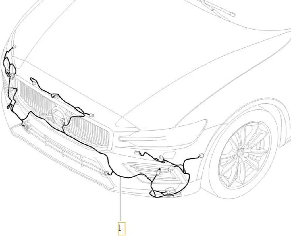 Pare-chocs Avant Complet Volvo S60 III V60 II OE 32217751 d'Origine - 4